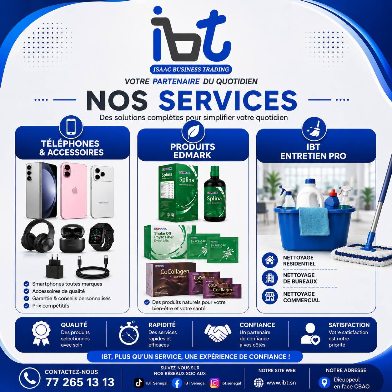 NOS PRODUITS ET SERVICES